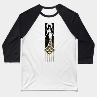 art deco angel Baseball T-Shirt